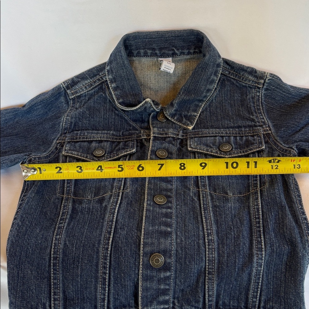 LIKE NEW!! BABY GAP UNISEX DENIM JEANS JACKET TODDLER SIZE 4 - Picture 7 of 11